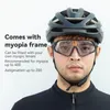 Rockbros bicycle Glasses 2つのレンズ偏光偏光メンズ女性スポーツサングラスサイクリングライディングゴーグルアイウェア231221