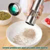 2st Electric Automatic Mill Pepper and Salt Grinder Set Spice Justerbar grovhet Kök Kryddan Slipverktyg 231221