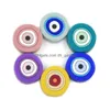 Other Round Mini Eyes Sile Loose Beads Bpa Teething Chewable Bead For Diy Baby Pacifier Chain Nursing Necklace Drop Delivery Dhgarden Dhfbo