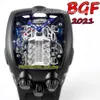 BGF 2021 Derniers produits Moteur 16 cylindres super fonctionnel Cadran noir EPIC X CHRONO CAL V16 Montre automatique pour homme Boîtier noir eternit241g