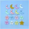 Other Sile Teething Beads Cartoon Moon Star Loose Bead Safe Food Grade Teether For Diy Chewelry Pacifier Nursing Necklace Dr Dhgarden Dhcb4