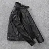 Men's Jackets Real First Layer Cowhide Leather Coat Motorcycle Cycling Clothing Jacket Detachable Liner