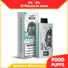 Mesh spiraal Disposable Vape 9000 Puffs enorme puff 5% nic wegwerp e sigaret