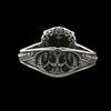 20PCS Men's Calvarium Skull Ring Gothic Heavy Sugar Biker Jewelry Party Fashion Motorcycle Rings Gifts For Him 231220