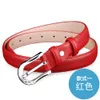 Cartile crocodile women's leather thin waist belt fashion Korean decorative student Jeans Belt