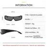 Lunettes de soleil 2023 Fashion Punk Style One Piece One Piece Outdoor Pilot Pilote Hiphop Designer Eyewear