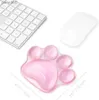 Poussions de souris poignets reposez la patte de chat mignonne de bracelet de souris pad porce-poignet confortable repos de poignet mouche à main