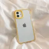 Transparenta skyddsfall för iPhone 15 14 13 12 11 Pro X Xs Max XR 3in1 Telefonfodral 15Promax Clear Back Cover Factory Pris 1000pcs