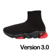 Men's shoes, autumn and winter elastic socks, men's high top shoes, one foot pedal shoes, short socks, speed skating sports shoes, couple casual cotton shoes