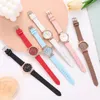 Relógios de pulso relógio de estilo casual para mulheres ins moda pequeno mercado simples elegante estudante quartzo relojes para mujer montre