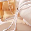 Hänghalsband Tobilo Trend Elegant Wedding Jewelry Big Pearl Necklace for Women Fashion White Imitation Choker