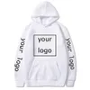 Anpassad / text hoodie höst vinter fleece tjock huva tröja manlig långärmad pullover toppar diy par hoodie s ~ 4xl 231220