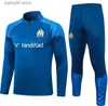 Fans toppar tees 2023 2024 Marseilles Soccer trasksuit Payet Guendouzi Kamara Football Training Suit Olympique de 23 24 Marseilles Survetement Sportwear Men Kids M