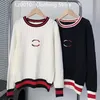 Gelişmiş Versiyon Kadınların Sweaters Fransa Modaya Giyim C Mektup Grafik 31 Nakış Moda Yuvarlak Boyun Koçu Kanalı Hoodie Lüks Markalar Sweater Tops Tees