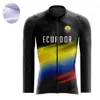 2021 Ecuador Winterfleece thermische wielertrui winterfietskleding ciclismo maillot MTB P8293d
