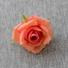 Decorative Flowers 5pcs Artificial Silk Fabric Rose Flower Heads For Wedding Supplies Party Home Decoration DIY Hat Wall Arch Accessories