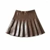 Kjolar mini Faldas Cortas Sexys streetwear Falda Tableada Skort Ropa Coreana Mujer kjol Vestidos para y2k kläder