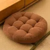 Meditation Floor Round Pillow for Seating on Solid Tufted Thick Pad Cushion For Yoga Balcony Chair Seat Cushions 231221