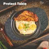 Tapis de table polyvalent anti-adhésif pour comptoir de cuisine, léger, coulissant, mijoteuse, réutilisable, résistant à la chaleur, durable