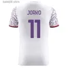 Fans toppar tees 2023 24 fiorentina herr fotboll tröjor nico dodo sottil milenkovic bonaventura castrovilli jorko barak hem borta 3: e fotboll tröjor