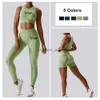 Yoga -outfit Custom 2pcs Women Tracksuit Yoga Set Gym BRA Nadelloze sport shorts training Running Clothing Gym Wear Athletic Sport Suitl231221