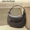 Sac à bandoulière Gemellis BottegaaVeneta tissé en cuir véritable Baobao 2023 nouveau tissé Baobao Dumpling Bun Twin Bun sac à main Premium Feel sac pour femme en peau de vache wq