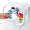 1 Pc Showcase Clear PP Blind Box Figures Display Case Stand Dust Proof Doll Toy Storage 231221