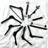 Raflar 2pcs Özelleştirilmiş Kadife Askılar Kaymaz 360 Derece Dönen Giysiler Askılı Askılar Takım elbise için kanca ile gelinlik katlar