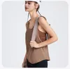 al Yogo camicia senza maniche camicie da yoga strette da donna vestiti gilet lungo top al Fitness YB208