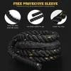 Fitness Heavy Jump Rope CrossFit Weighted Battle Hopping Rope Power Training Förbättra styrka Muskel Fitness Hem Gymutrustning 231220