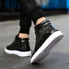 autumn and winter outdoor casual leather shoes fashion all-match high-top skateboard shoes male 47 large size 48 231220