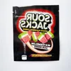 sour jacks empty zipper package bags power green ap ple wildberry watermelon Mouth puckering Mnuqu