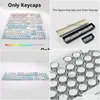 Keyboard Mouse Combos 104 Key Keycaps For Mechanical Lighttransmitting Electroplating Caps Spanish Russian En Round Drop Delivery Co Dhbvt