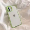 Transparenta skyddsfall för iPhone 15 14 13 12 11 Pro X Xs Max XR 3in1 Telefonfodral 15Promax Clear Back Cover Factory Pris 1000pcs