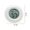 Temperature Instruments Wholesale Hygrometer Mini Thermometer Fridge Portable Digital Temperature Instruments Acrylic Round Hygrometer Dhapo