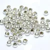 500pcs lot Silver Plated Round Ball Alloy Beads Spacer Beads For Jewelry Making Accessories DIY 3 4 5 6 8mm2562