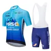 2022 팀 선샤인 듀스트 사이클링 저지 자전거 바지 세트 19D ROPA MENS 여름 Quick Dry Pro Bicycling Shirts Short Maillot Culotte W2898