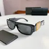 Mode Runway Square Sonnenbrille Acetat Rechteckige kleine Rahmengläser Quadratmetall -Typenschild mit Buchstabenlogo auf Tempeln DG4451 Trendy und Cool für Männer und Frauen