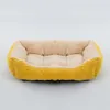 Pet Cat Dog Bed Cyy Square Pluce Kennel Puppy Canapa lit Small grand chien Sleep Pad Portable Pet Bed Nest Supplies Pet Accessoires 231221