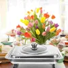 Dinnerware Sets 4 PCS Steel Buffet Kitchen Holder Fruit Trays Insulation Metal Plate Stainless Serving Pan Banquet Warming