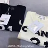 Version avancée Pulls pour femmes France Vêtements à la mode Lettre C Graphique 31 Broderie Mode Col rond Sweat à capuche Coach Channel Marques de luxe Pull hauts t-shirts