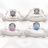 10 PCS RAINBOW MYSTIC TOPAZ GEMS 925 STERLING SILVER RINGE FOR WODEN'S WEDDING ENGAGEMET PARTY JEWELRY AMERICAN AUSTROLIA HOLI246J