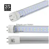 Led Tubes Us Stock 4Ft Light 22W 28W Warm White Cold T8 Leds Lights Super Bright Ac85-265V Fluorescent Bb Replacement For Shop Garag Dhfmd