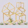 Bottles 10pcs Shiny Wedding Cake Sweet Food Rack Flower Dessert Holder Table Stand Buffet Banquet Tea Break Metal