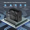 Dla Samsung Oryginalne PD 45W USB C ŁYSKA SUPER Szybkie ładowanie z kablem typu C Samsung Galaxy S22 S23 Ultra Note 20 UE WILL WALE SUPER FAST ŁAZGI DO Adaptera S21 S22