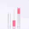 Purple Pink Black White 5 ml flaskor Transparent Top Round Diy Sub Anpassning Kosmetisk paket Läpp Gloss Tube Bottle Empty Balm Conta DQLS