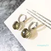 Classics 23 Colors Crystal Candy Water Droplets Style Earrings 3 Gold Color Drop Earring For Women Gift Fashion JewelryDJ1159 20263h