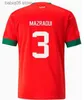 Hayranlar Tees Tees 2023 2024 Fas Futbol Formaları Hakimi Maillot Marocain Ziyech Ennesyri Futbol Gömlekleri Erkek Çocuk Kiti Harit Saiss Idrissi Boufal Jersey Maroc Nation