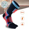 5 paires Toe Toe Socks Sport Man Compression Mesh non glisser le bilan de remise en forme durable Run Outdoor Basketball Travel Finger 231221