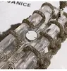 Knothandtag Rhinestones Evening Acrylic Clutch Bag Designer Clear Shoulder Bag Crystal Diamonds Dinner Party Wedding Purse 231220